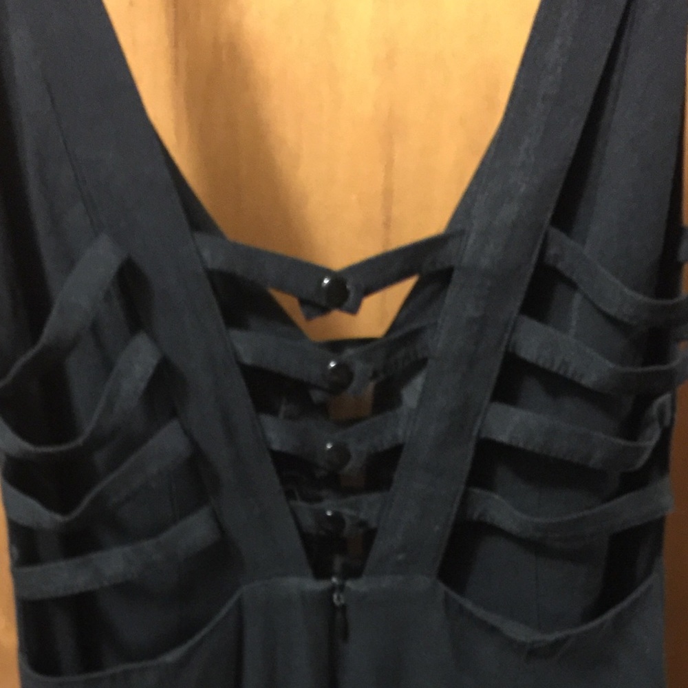 Sleek long black formal