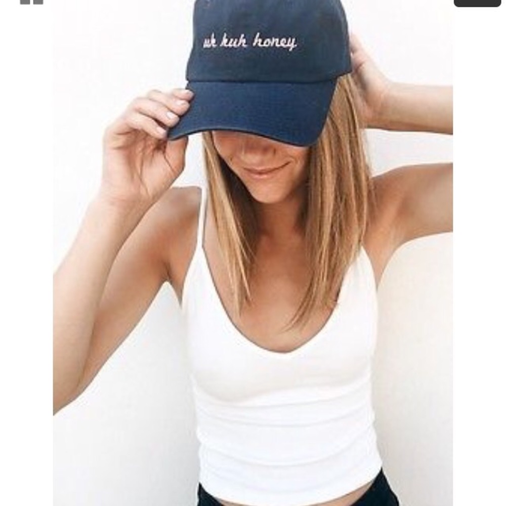 Brandy Melleville Uh Huh Honey hat! Navy blue.