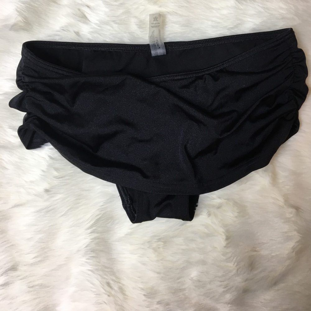 Swim suit bottoms with attached skirt