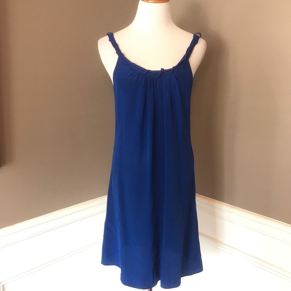 Rory Beca S royal blue silk Slip Dress