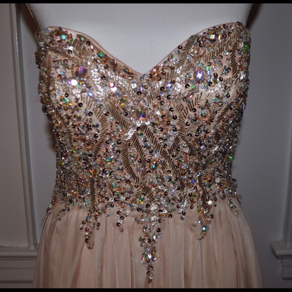 Beaded Ball/ Prom Gown