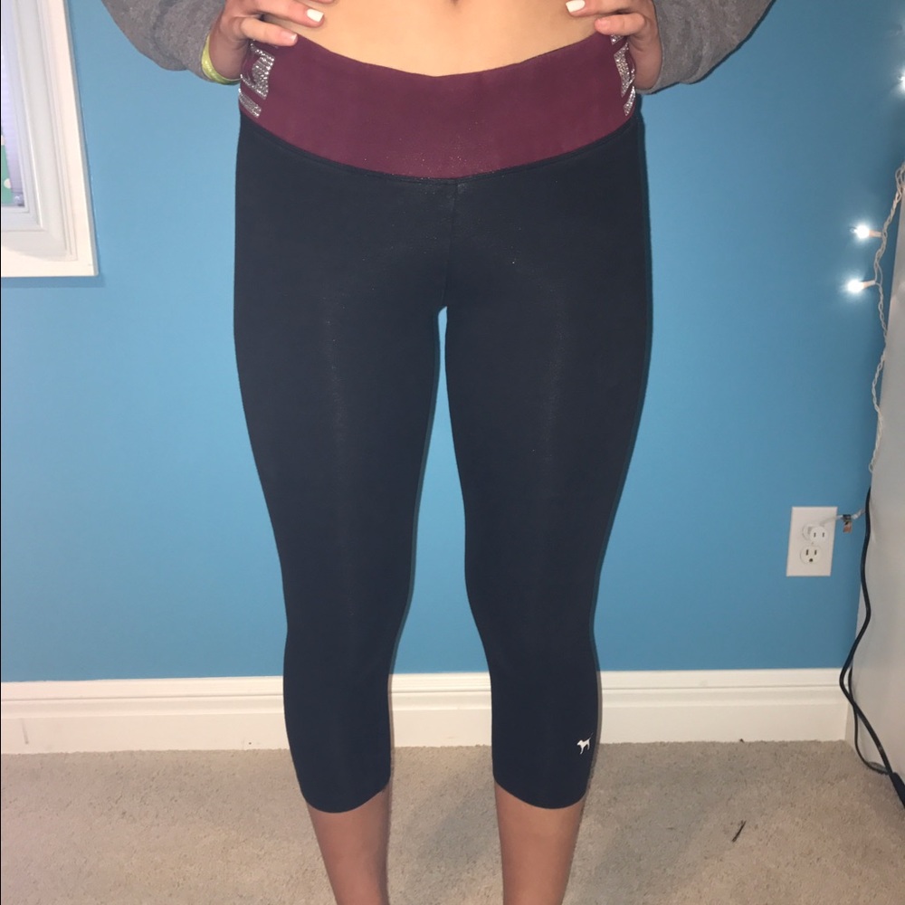PINK Cropped Capris