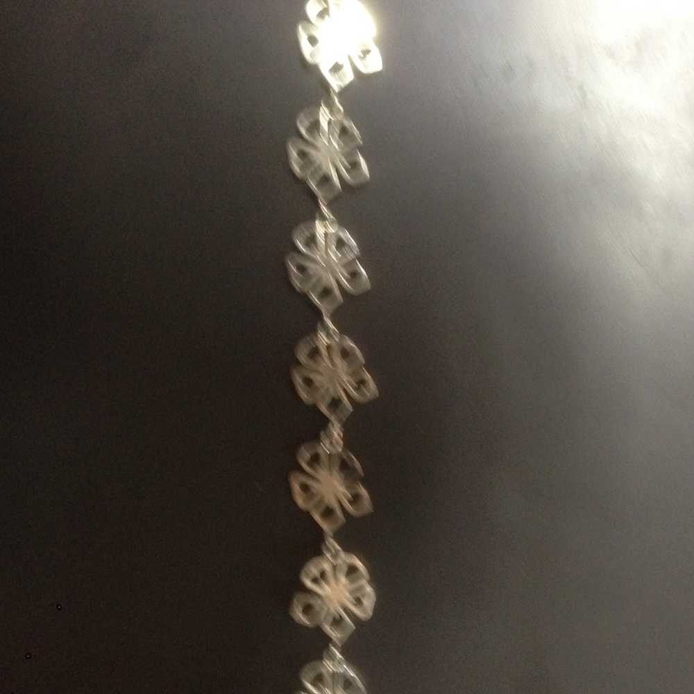 Sterling Silver bracelet Clover Handmade