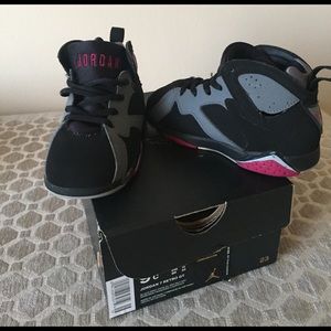 Little girls size 9 Jordan Retro 7s