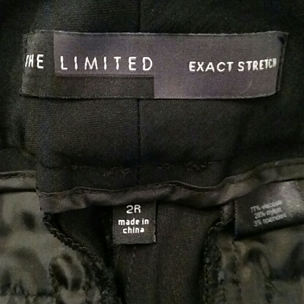 The Limited Exact Stretch cropped black pants