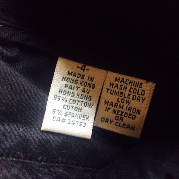 Vintage Fairways & Greene | Black Capris - Picture 7 of 7