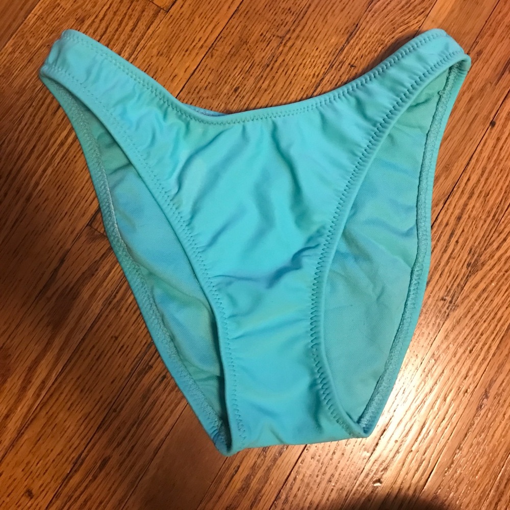 Retro Teal bikini bottoms