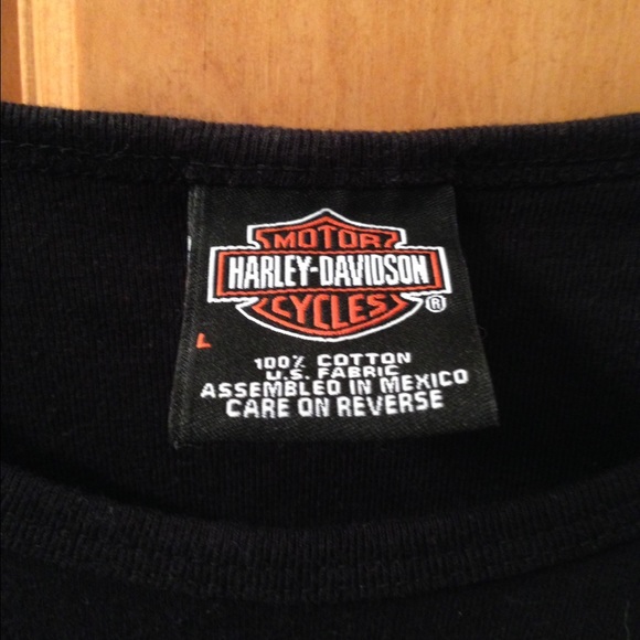 Long sleeved New Hampshire Harley Davidson tee - Picture 3 of 3