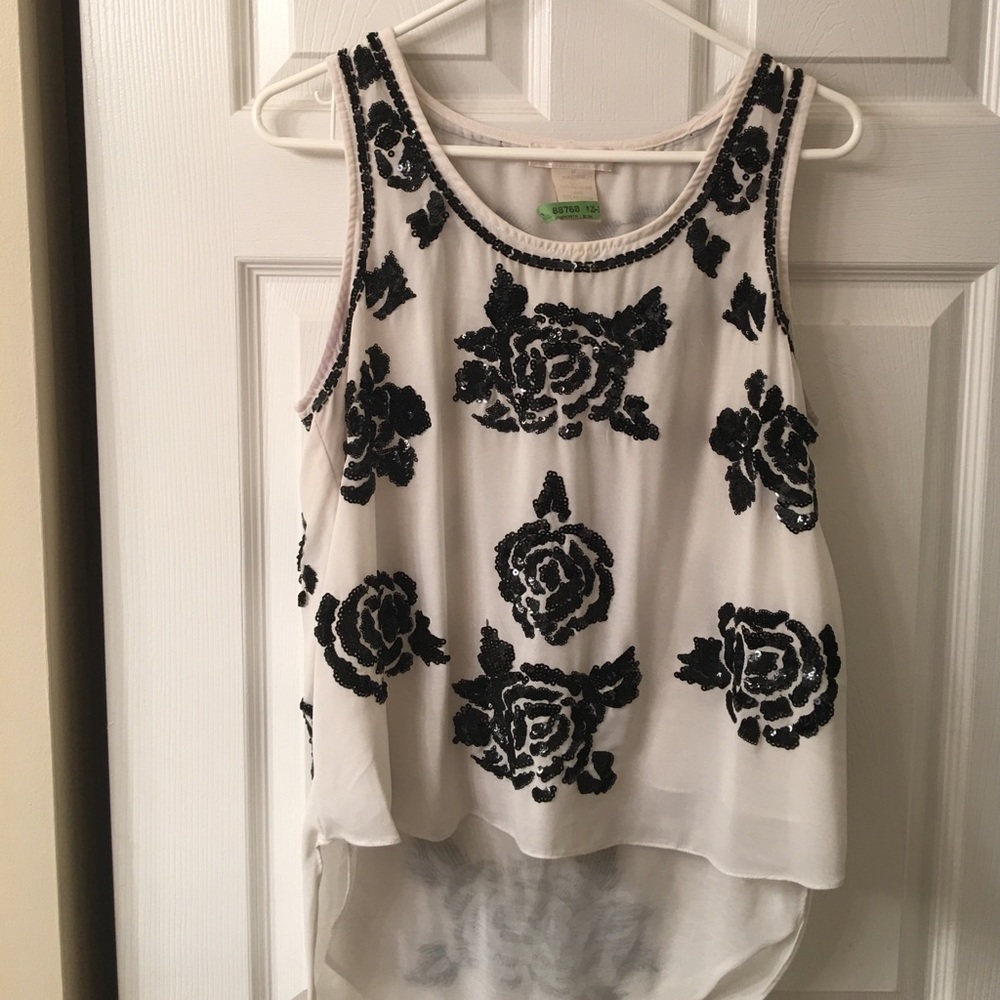 M M Couture Hi Lo Shirt