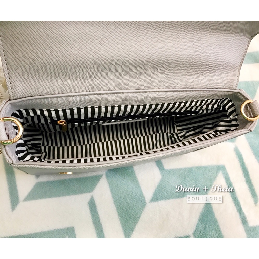Last One‼️HP 4XDusty Blue Saffiano Crossbody Bag - Picture 4 of 5