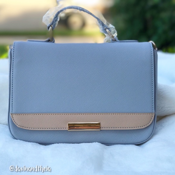 Last One‼️HP 4XDusty Blue Saffiano Crossbody Bag - Picture 2 of 5