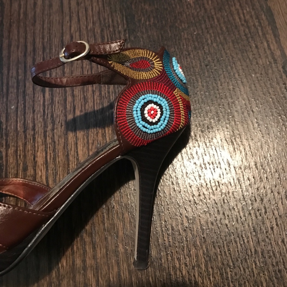 Beaded shoes