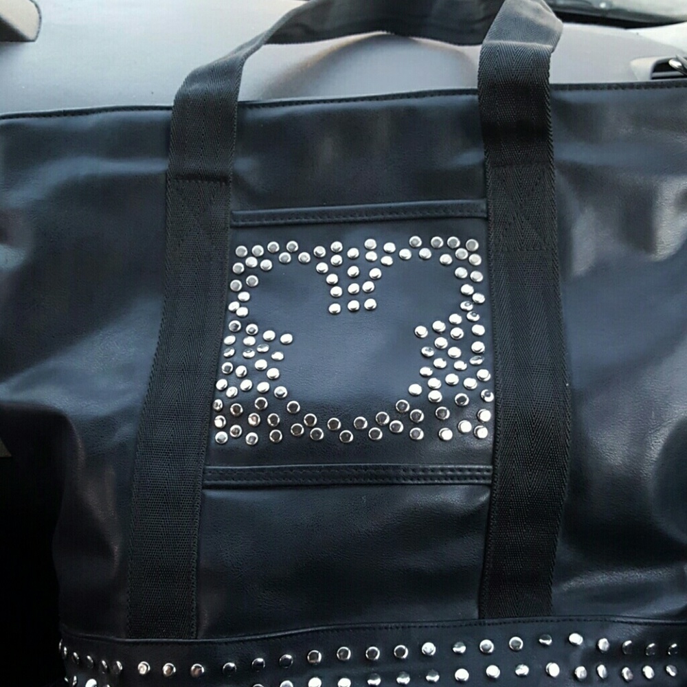 Disney mickey stud seat belt strap handbag