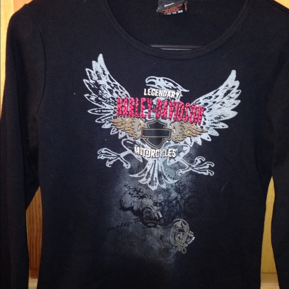 Harley Davidson long sleeved tee - Picture 1 of 3