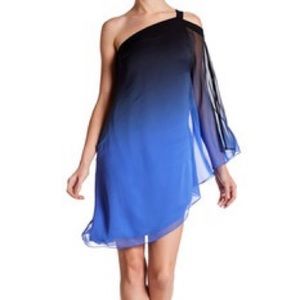 Halston Heritage one-shoulder dress