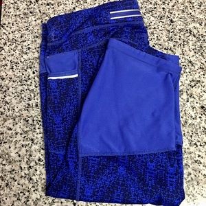 Athleta!! Unique running Capri pants