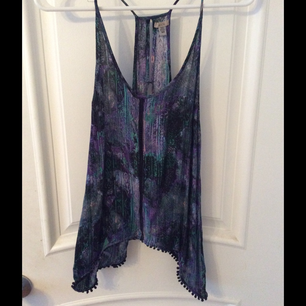 UO Ecote Open Back printed top