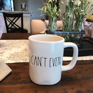 Rae Dunn 'I can't even' coffee mug