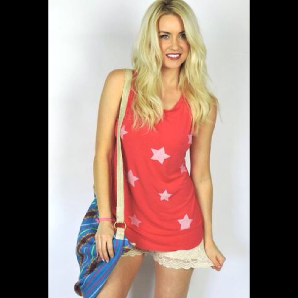 "Seeing Stars" Drape Tank Top