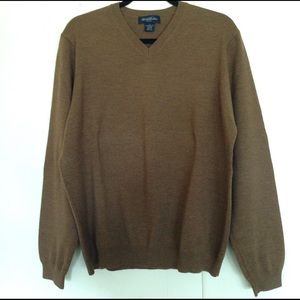 Brooks Brothers Wool V-Neck Sweater