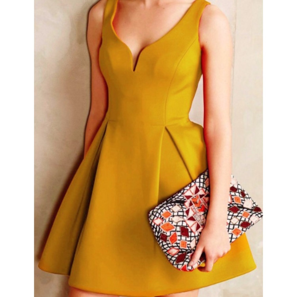 Yellow dress