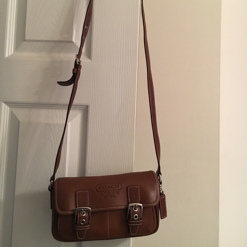 Leather Coach Crossbody Purse