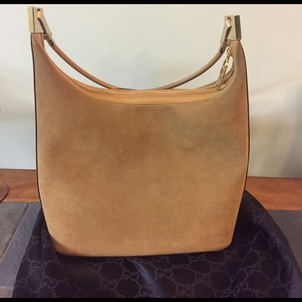 Camel leather Gucci Bag, 100% Authentic