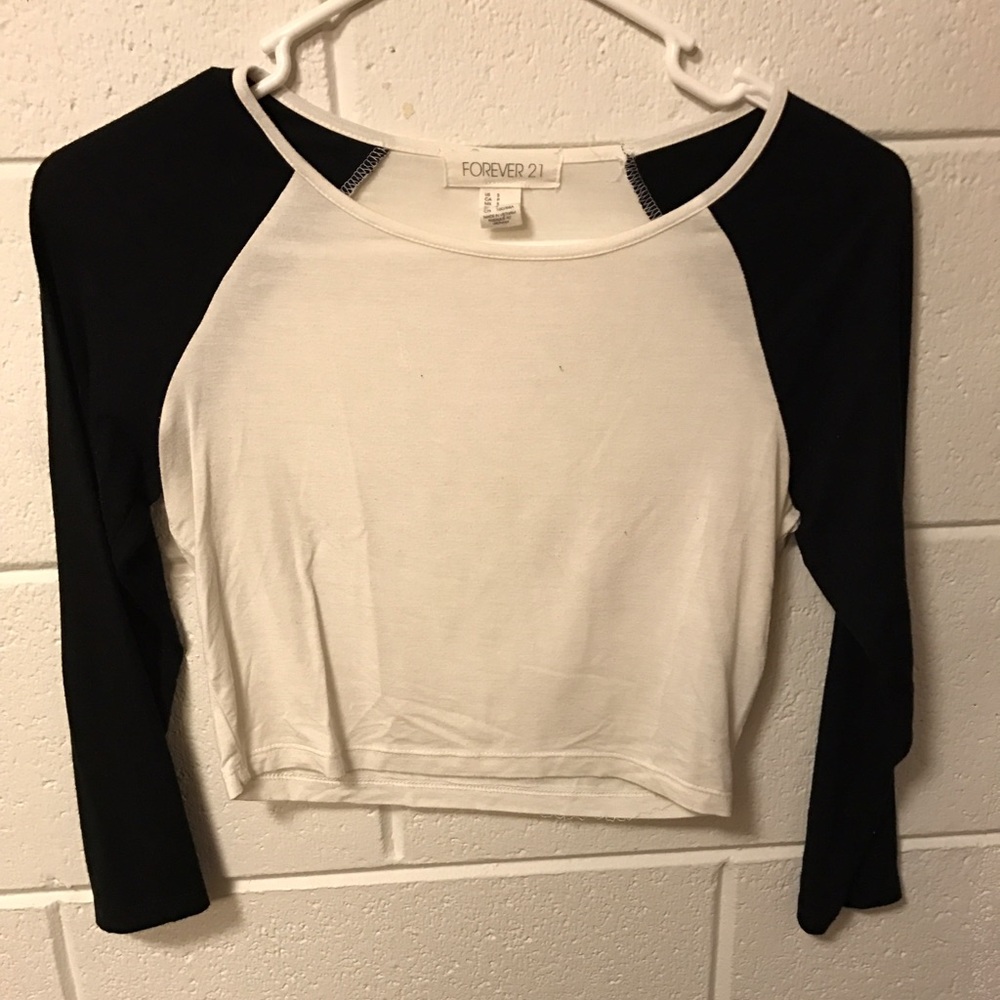 Baseball crop top