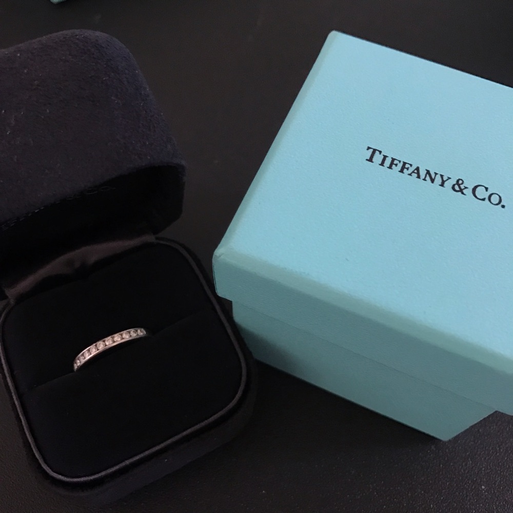Diamond & Platinum Tiffany & Co band