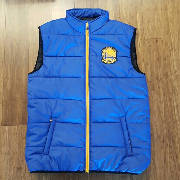 warriors white and gold jacket