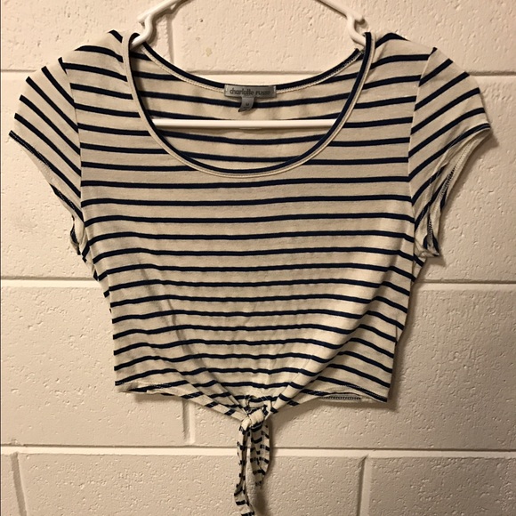 Striped crop top - Picture 1 of 1