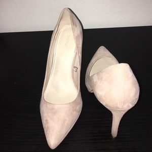 F21 faux suede pumps