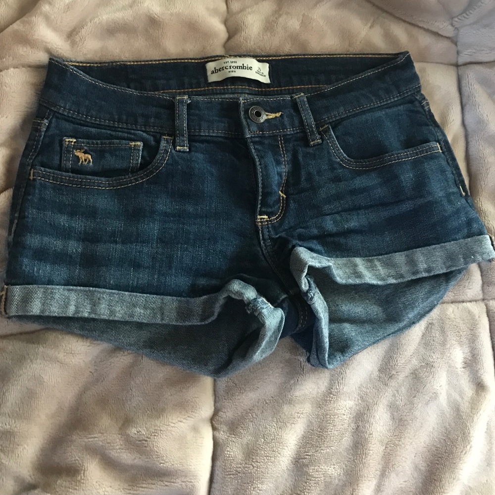 Abercrombie kids jean shorts
