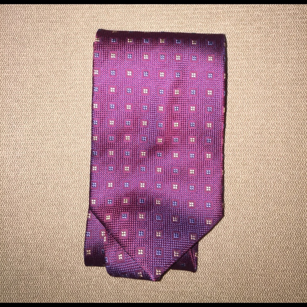 Foggia Men's Tie in Burgandy