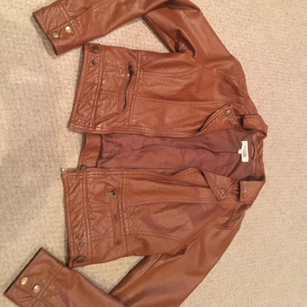 Charlotte Russe leather jacket!
