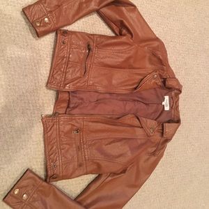 Charlotte Russe leather jacket!