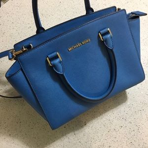 Michael Kors Selma Medium Saffiano Leather Satchel