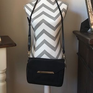 Stella and dot black crossbody/clutch