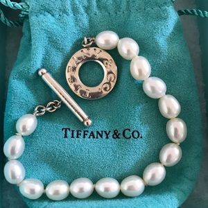 Pearl & silver toggle Tiffany & Co Bracelet