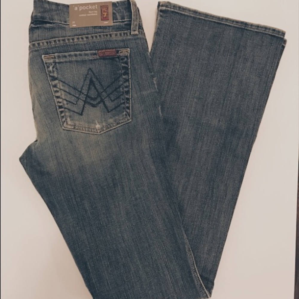"A" Pocket 7 for all mankind jeans