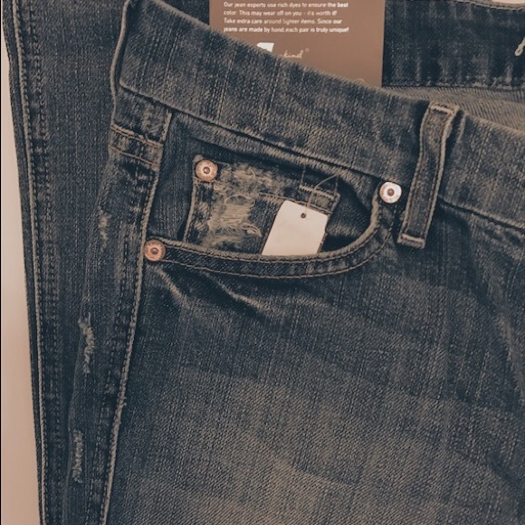 "A" Pocket 7 for all mankind jeans - Picture 2 of 5