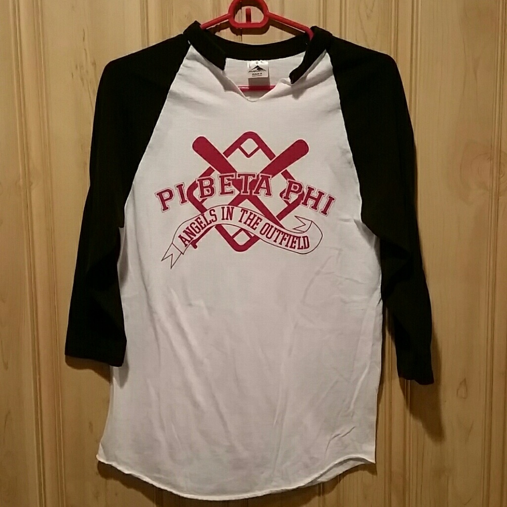 Pi Phi baseball top