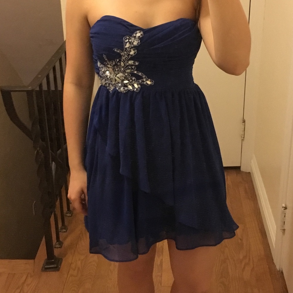 Fancy strapless dress