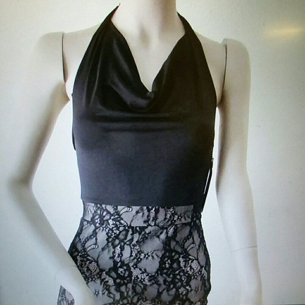 Bebe kendra cowl neck midi dress size XS