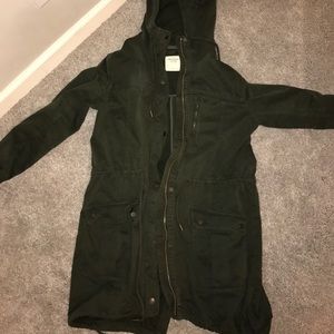 Barley warn spring jacket in army green size large