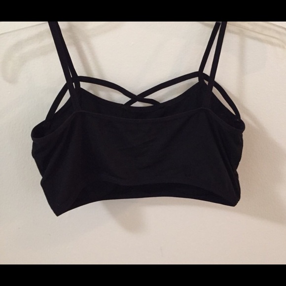 🌼 Bralette bra caged crop top strappy sexy white - Picture 4 of 4