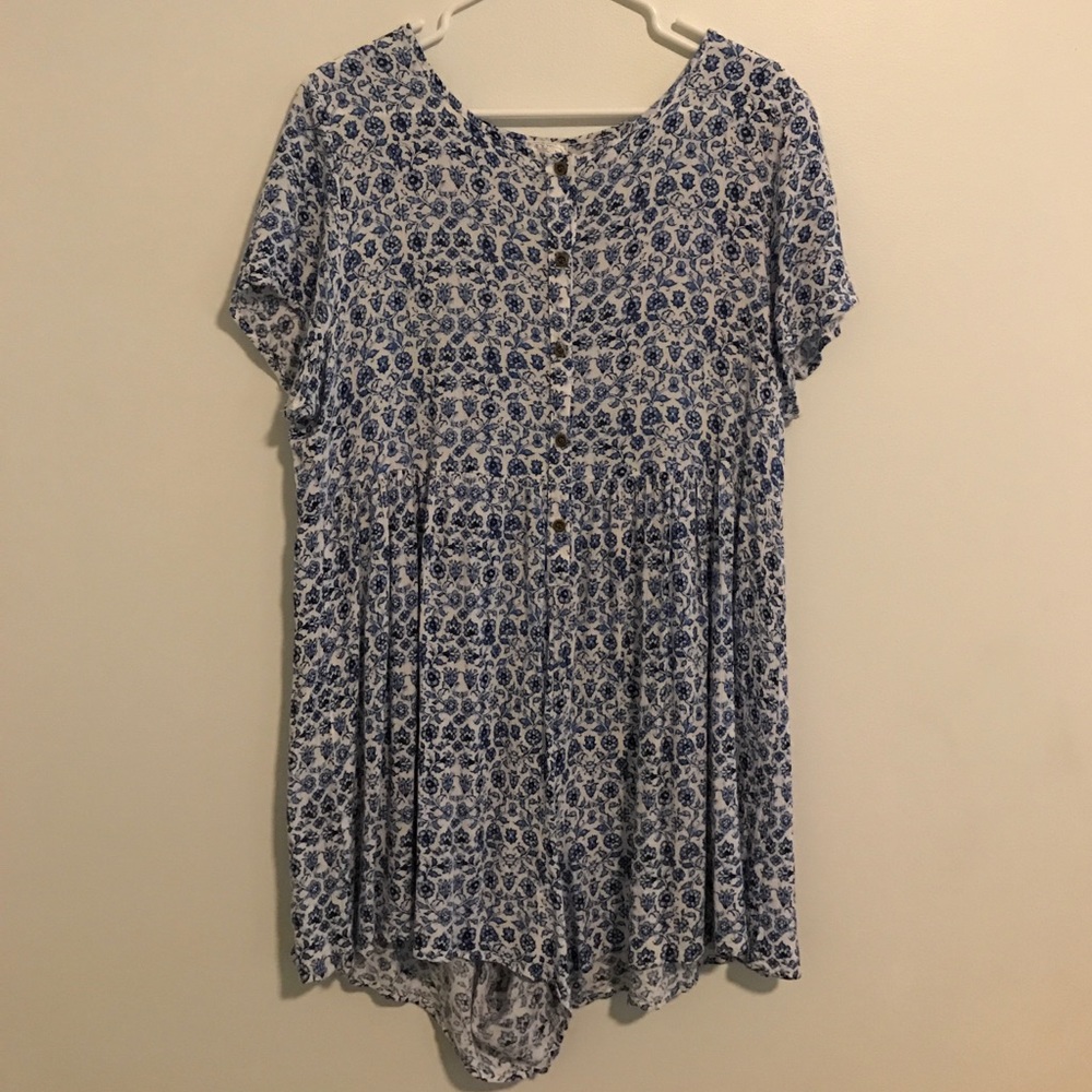 Sadie and Sage multi-color flower romper