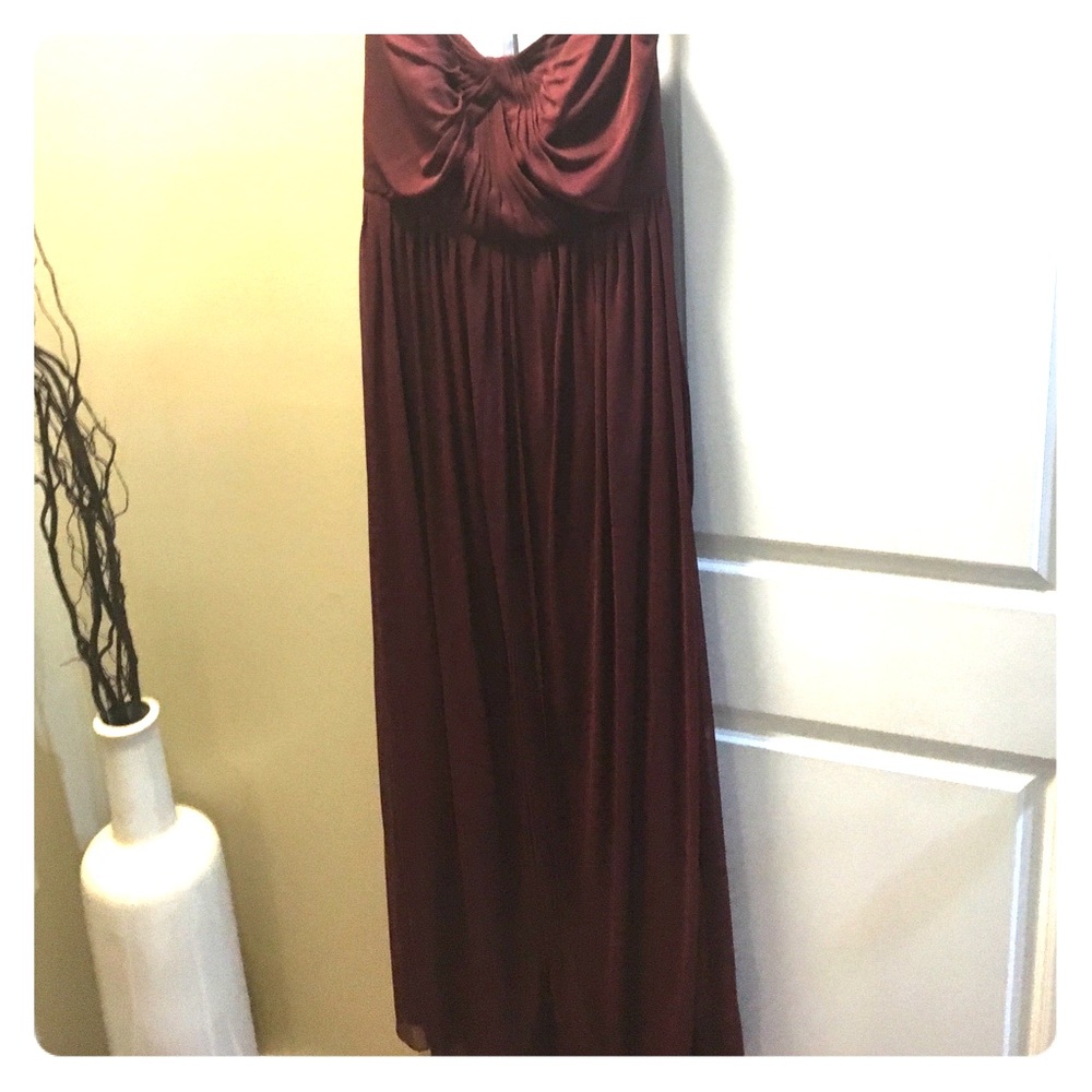 Beautiful versatile, deep wine color formal dress
