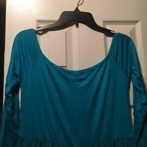 Maternity sheer front split gown