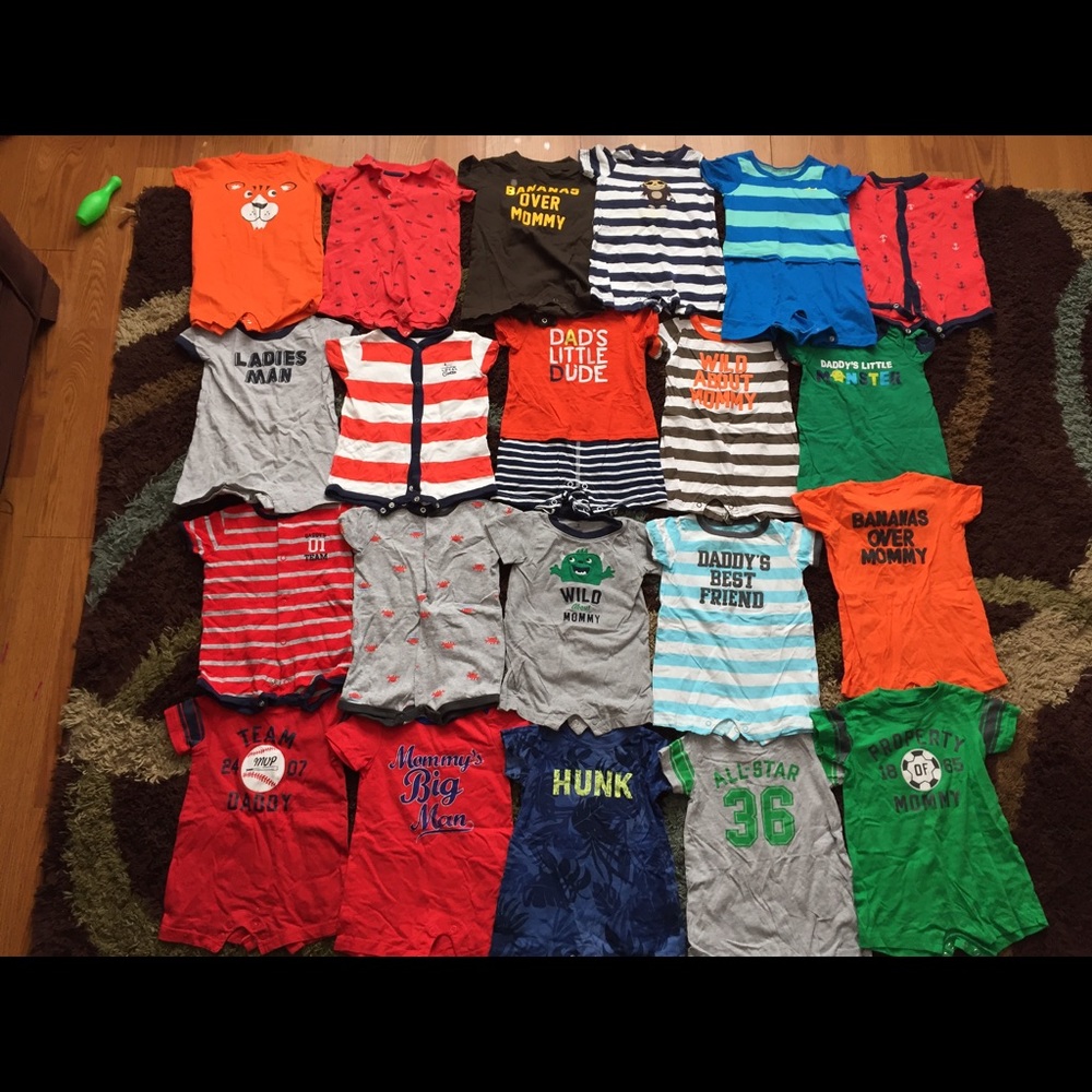 6 month rompers